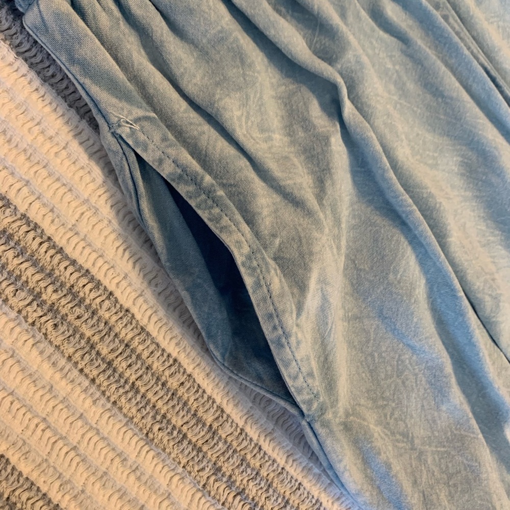 Sim & Sam strapless romper with pockets, tie legs - Picture 4 of 4